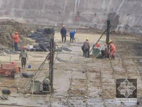 灵山我公司承建北京房山区水池地基注浆加固工程